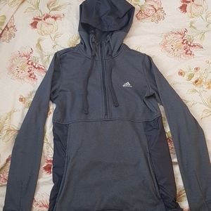 Adidas Climawarm 1/2 zip hoodie with thumb holes